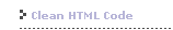 Clean HTML Code